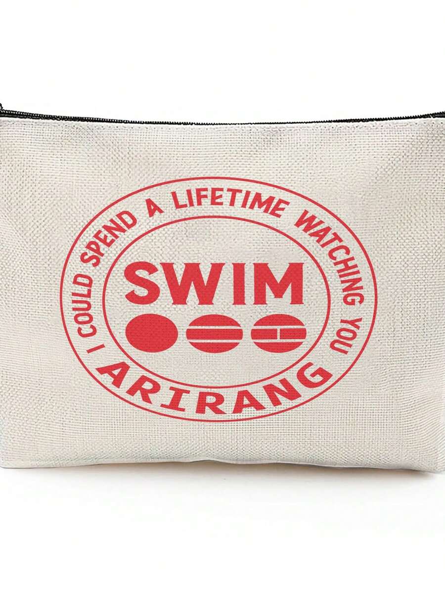 Women Bags Logo - Red Swim Arirang Stamp Logo Canvas
