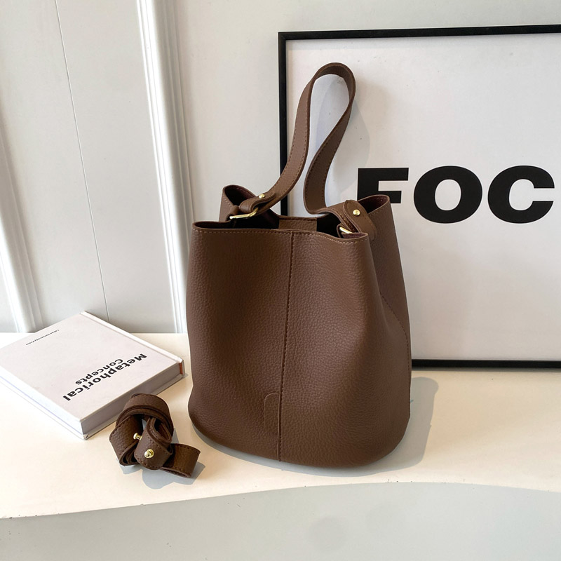 Women Bags For Sale - Hasp New Bucket Tote Bags Solid