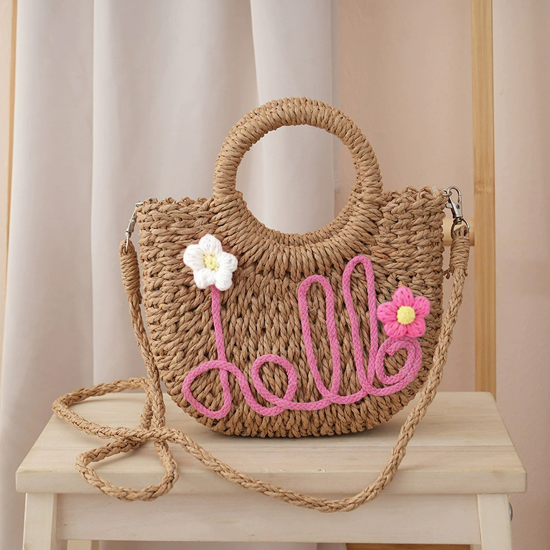 Handwoven Straw Bag Ladies Bea - Women'S Bags Holiday ulasan dan harga