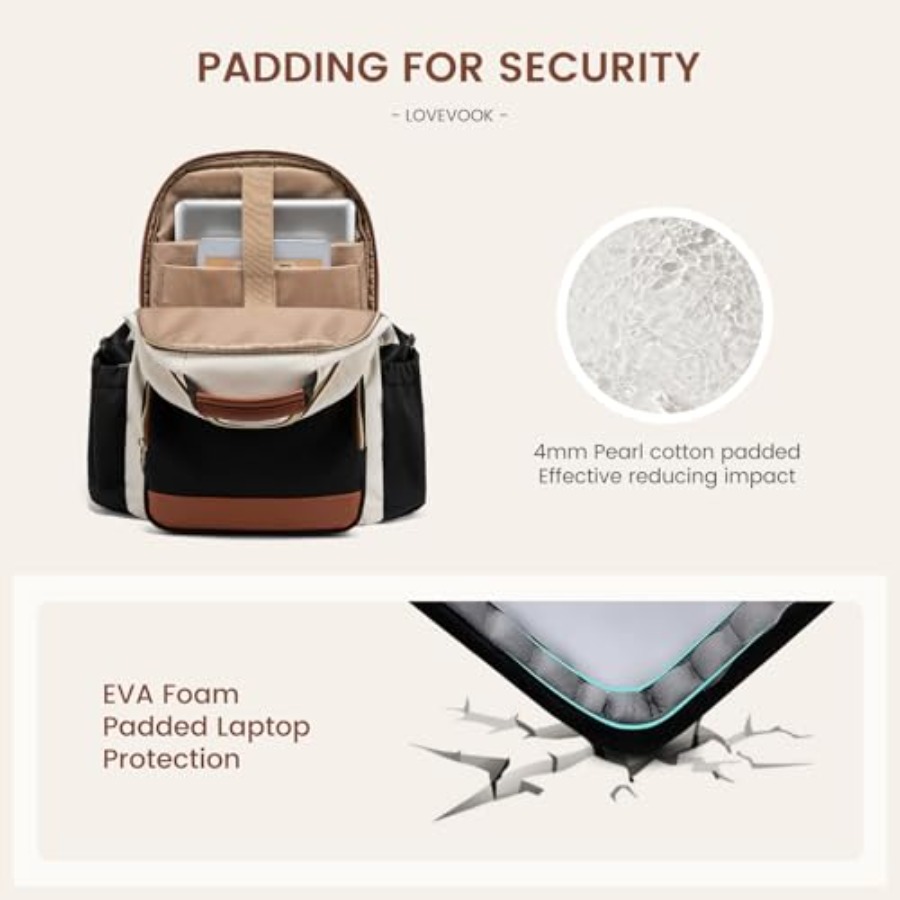 Laptop Backpack for Women with - Women Bags Waterproof ulasan dan harga
