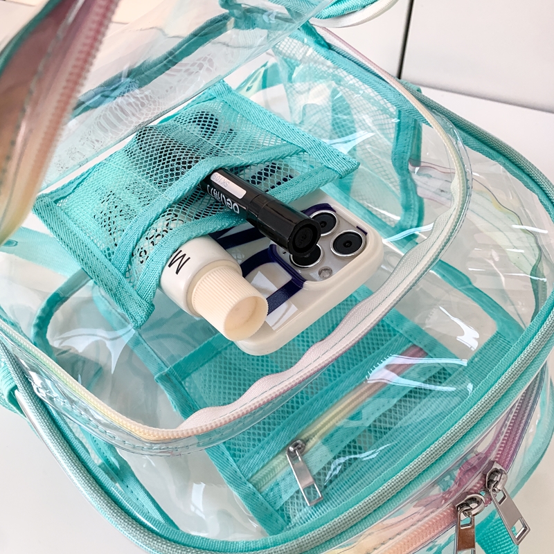 PVC Transparent Zipper Large C - Women Bags Discount ulasan dan harga