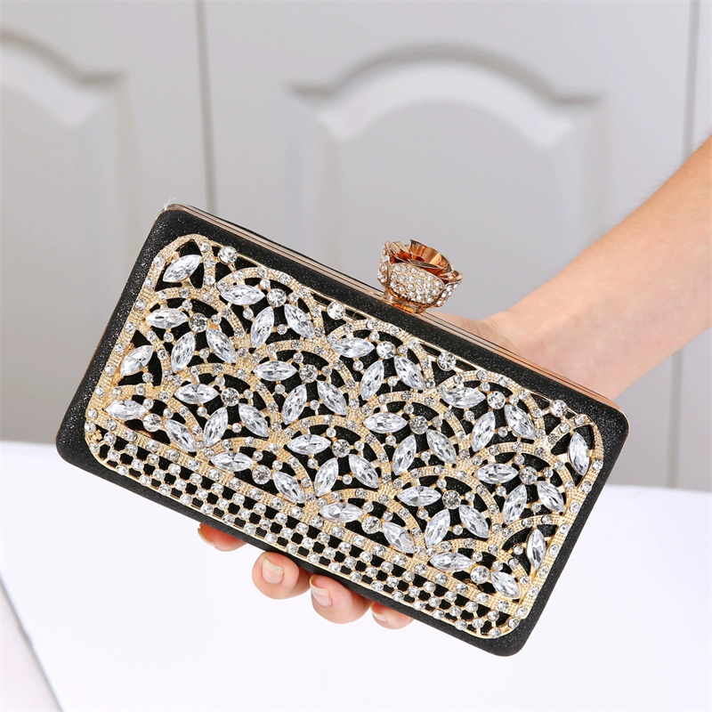 Luxury Diamond Metal Frame Eve - Women Bags Dubai ulasan dan harga