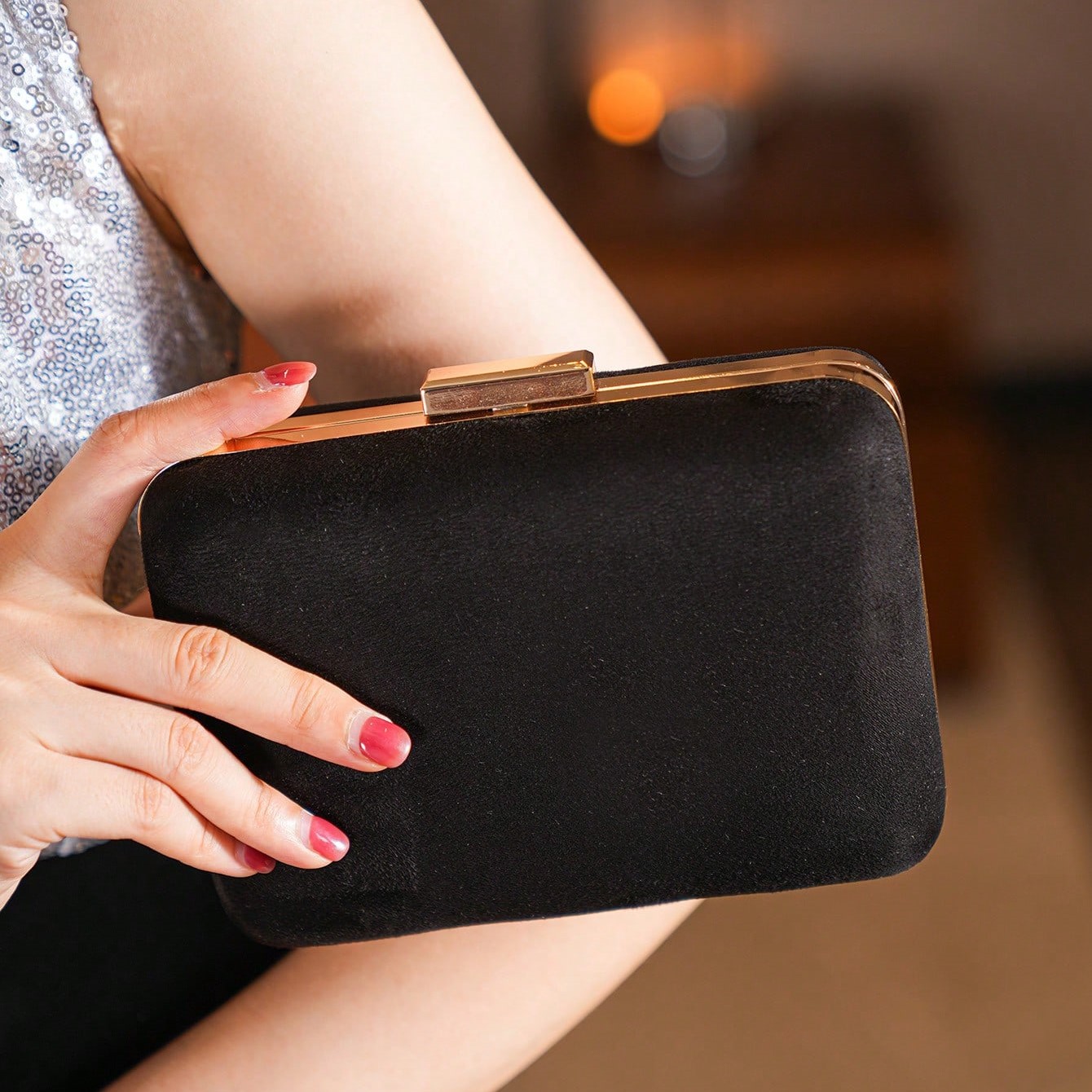 Mini Simpl Elegant Velvet Clut - Women'S Evening Bags ulasan dan harga