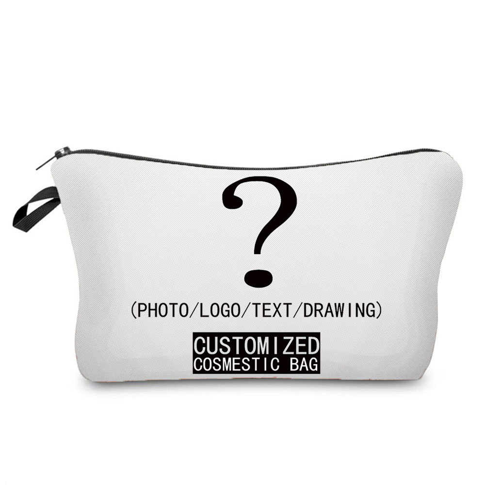 Personal Custom DIY Logo Makeu - Women Bags Logo ulasan dan harga