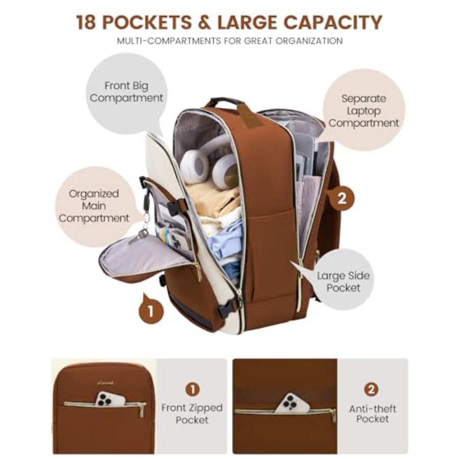 Travel Backpack for Women and  - Women Bags Waterproof ulasan dan harga