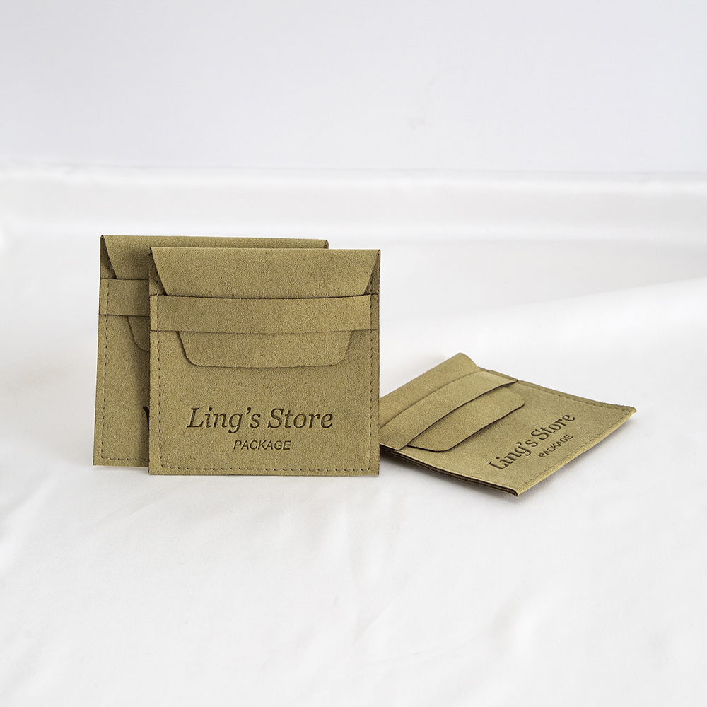 100Pcs Custom Logo Green Jewel - Flap Bag Envelope ulasan dan harga
