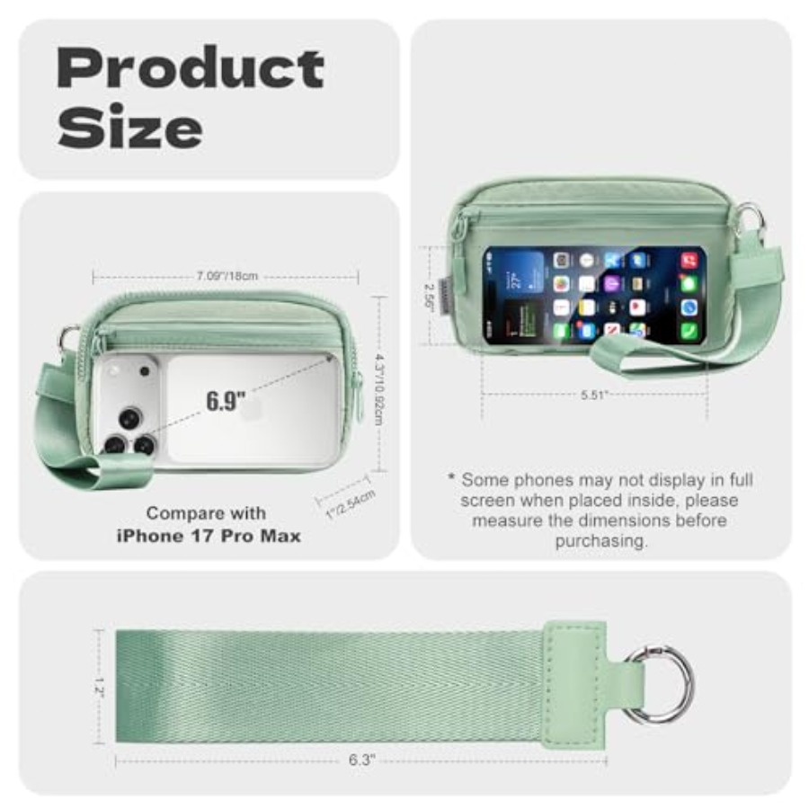 Wristlet Wallets for Women, RF - Women'S Evening Bags ulasan dan harga