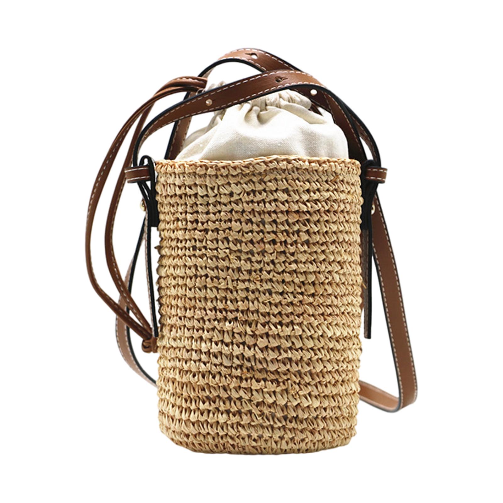 Round Straw Tote Weaving Handb - Women'S Bags Holiday ulasan dan harga