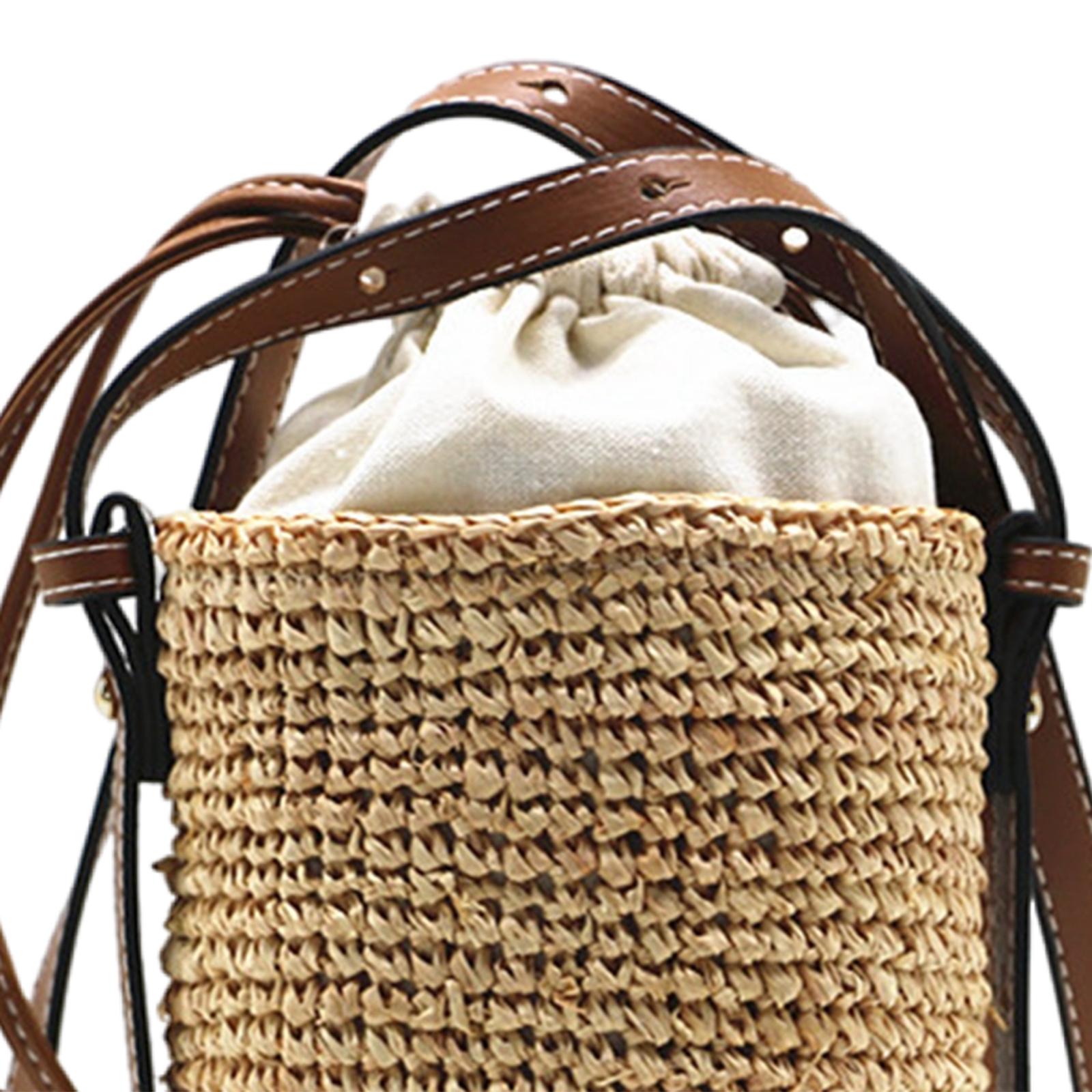 Round Straw Tote Weaving Handb - Women'S Bags Holiday ulasan dan harga