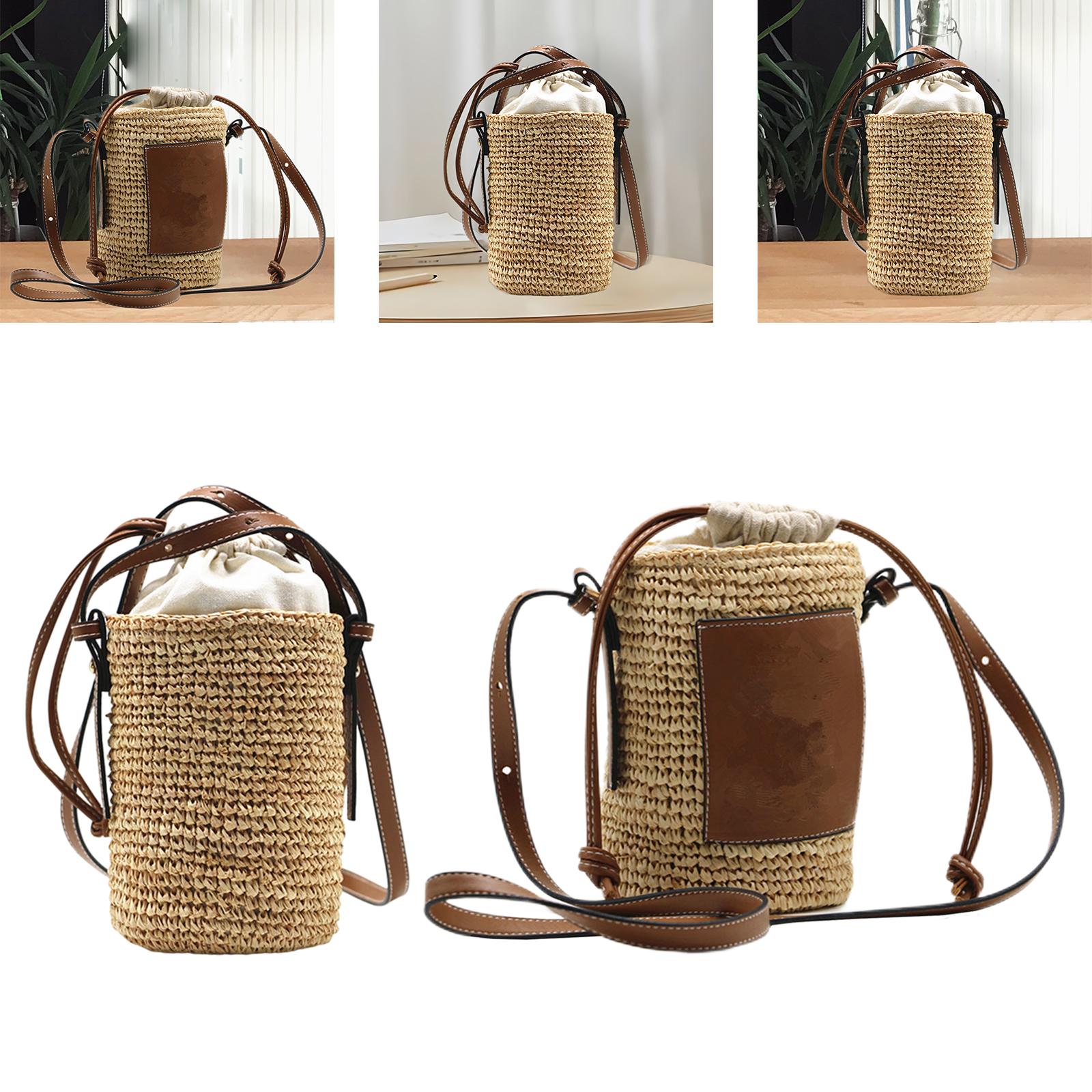 Round Straw Tote Weaving Handb - Women'S Bags Holiday ulasan dan harga