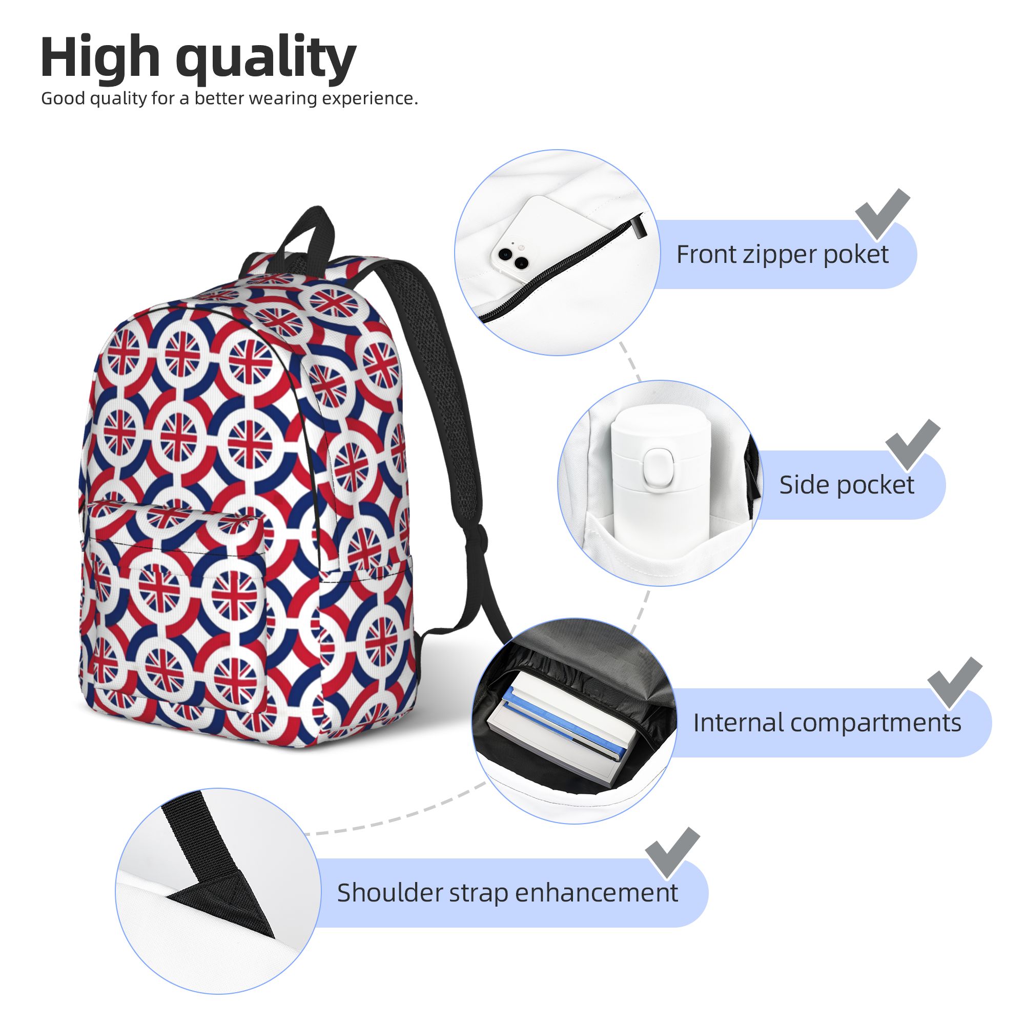 Union Jack Flag Of The UK Cool - Women Bags Uk ulasan dan harga