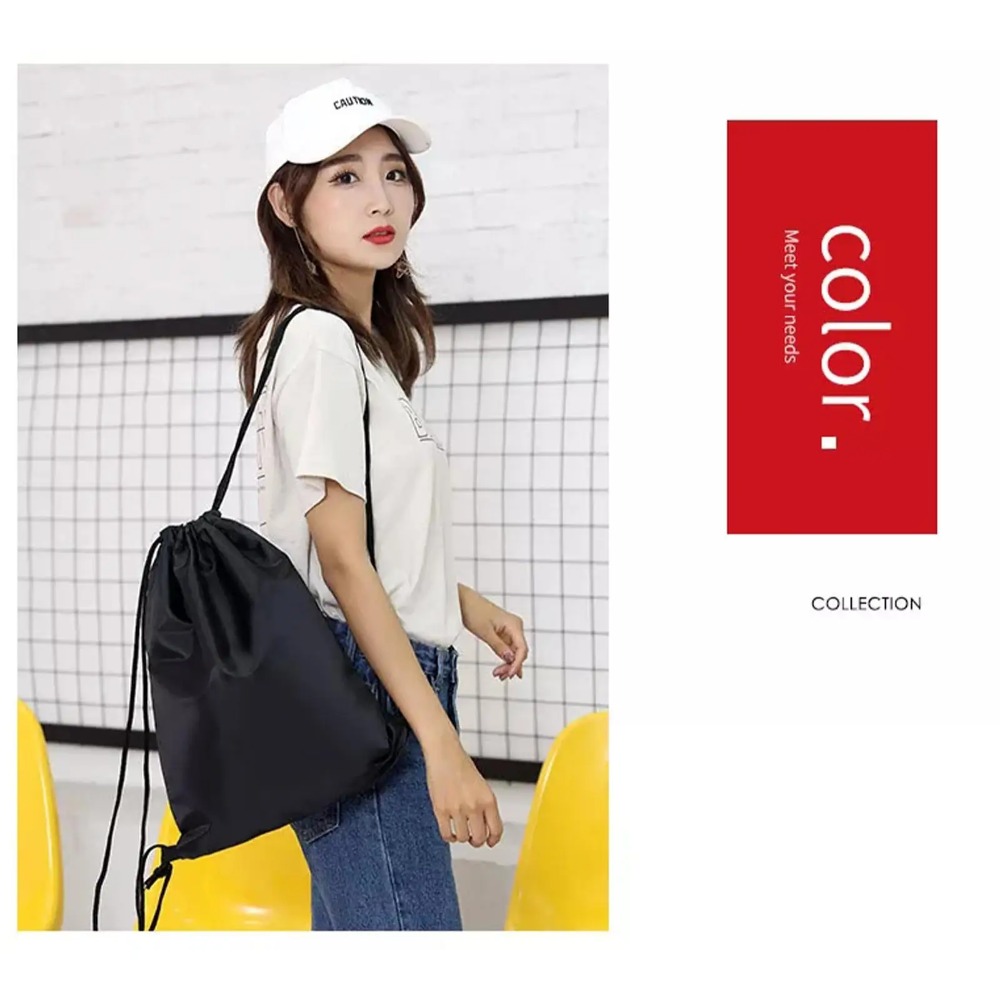 Sports Drawstring Backpack Spo - Women'S Bags Going Out ulasan dan harga