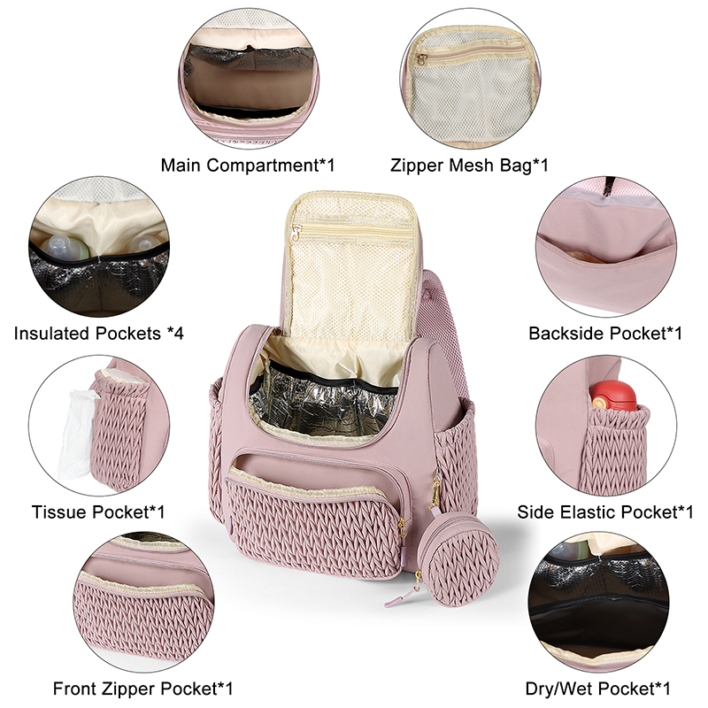 Buylor Large Capacity Mom Back - Women Bags Pk ulasan dan harga