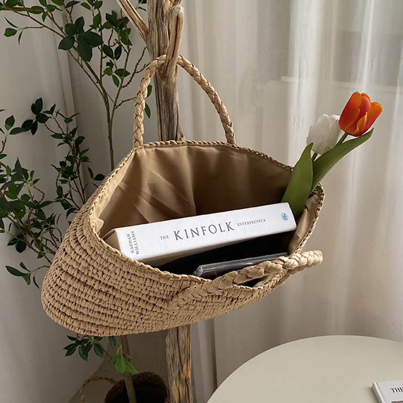 Hylhexyr Women's Handmade Stra - Basket Bag Wicker ulasan dan harga