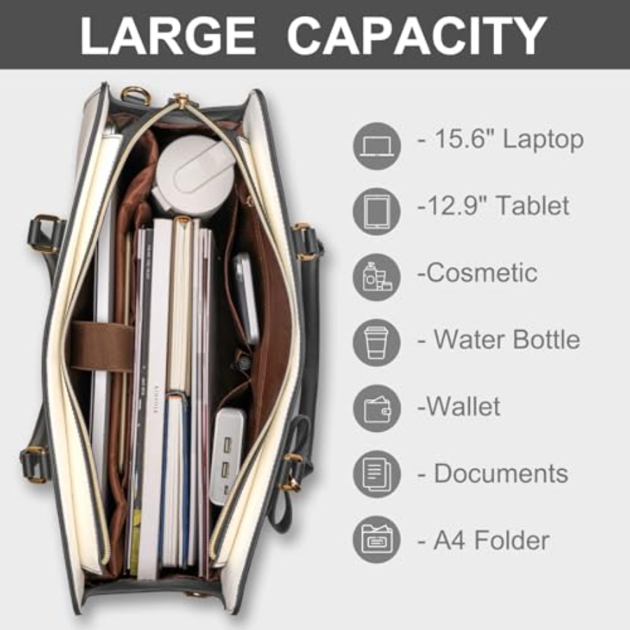 Laptop Tote Bag for Women, 15. - Women Bags Waterproof ulasan dan harga