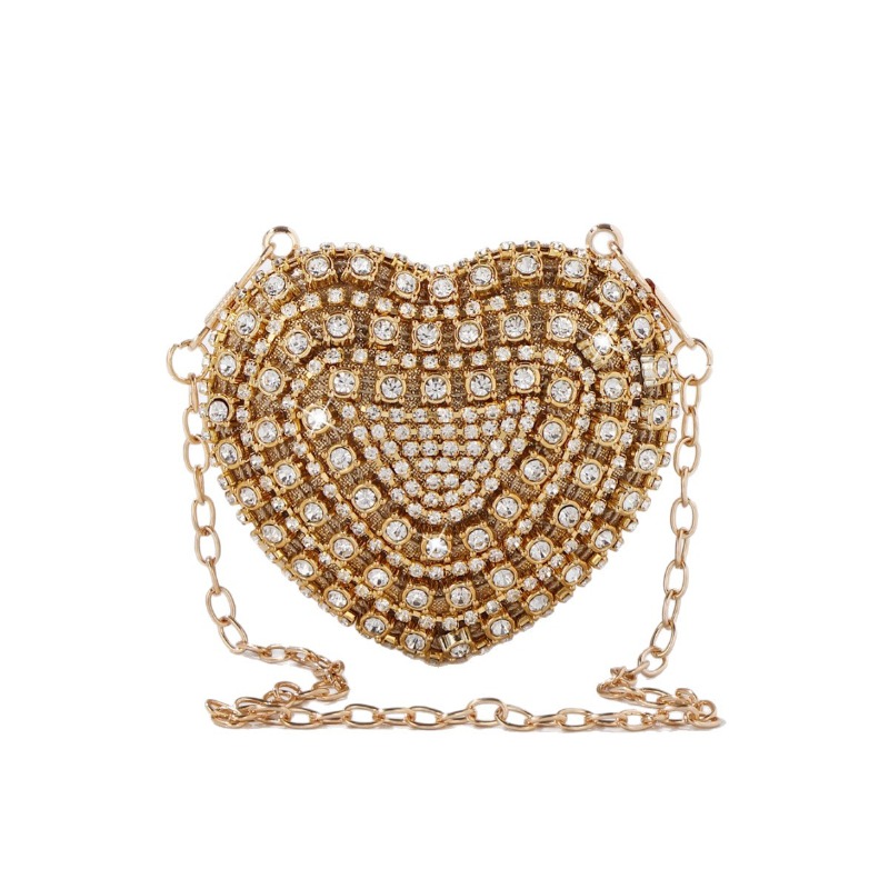 Mini Heart-shaped Diamond Sett - Women'S Evening Bags ulasan dan harga