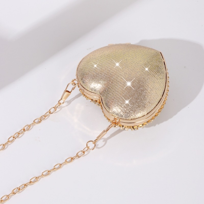 Mini Heart-shaped Diamond Sett - Women'S Evening Bags ulasan dan harga