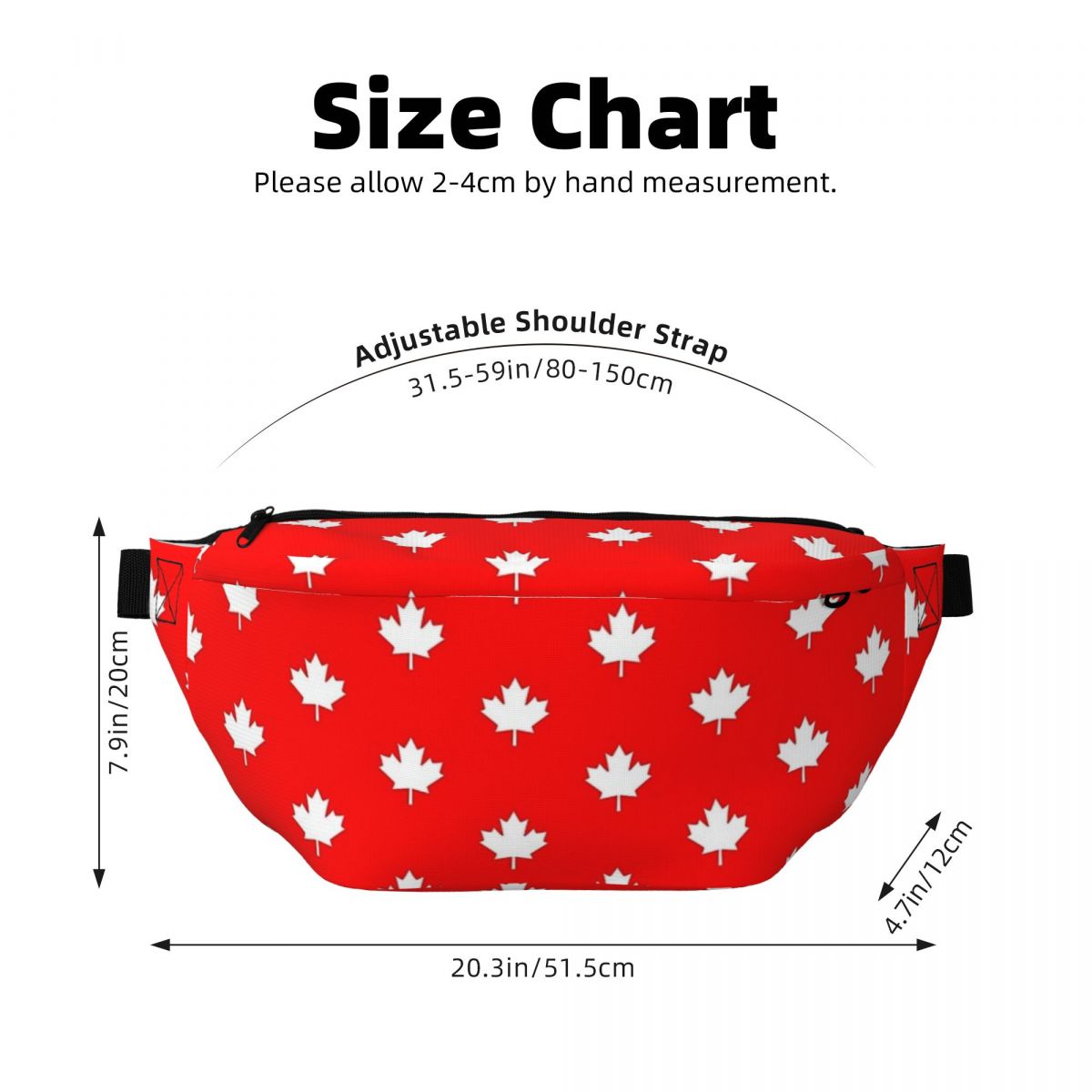 Crossbody Waist Bag Canada Map - Women Bags Canada ulasan dan harga