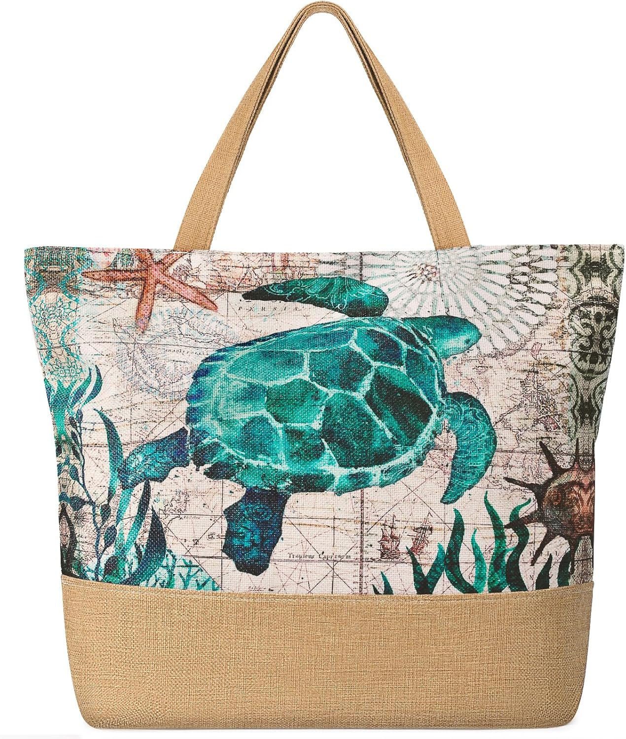 Large Beach Bag for Women with - Women Bags Waterproof ulasan dan harga