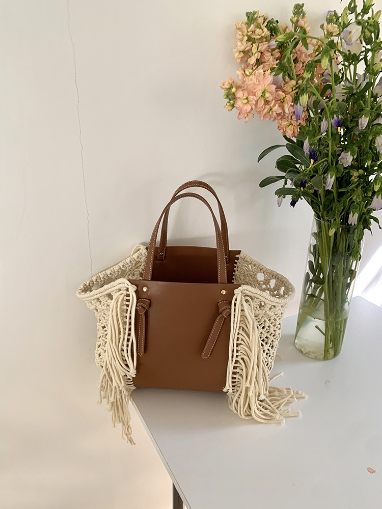 Retro Cotton Rope Tassel Bag H - Women'S Bags Holiday ulasan dan harga
