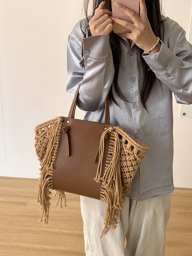 Retro Cotton Rope Tassel Bag H - Women'S Bags Holiday ulasan dan harga