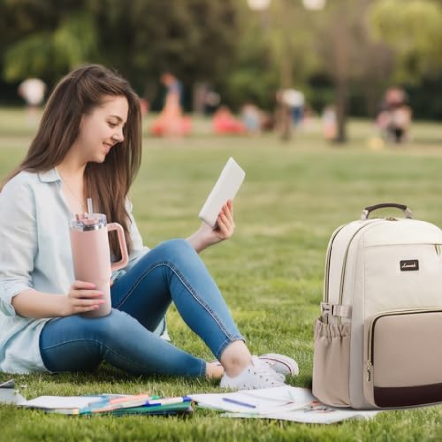 Laptop Backpack for Women with - Women Bags Waterproof ulasan dan harga