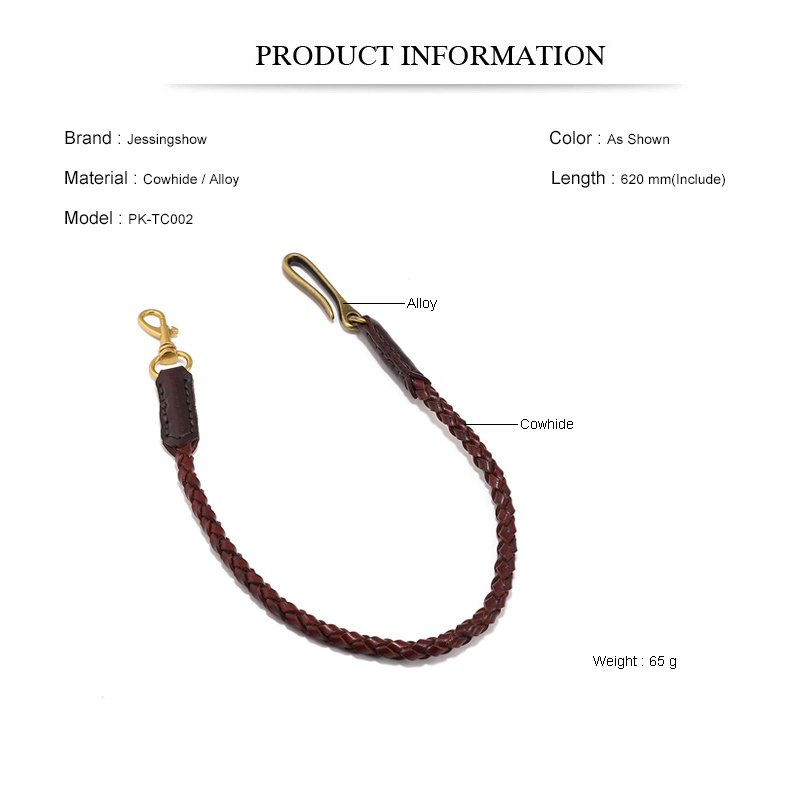 Cowhide Braided Rope Key Rings - Women Bags Pk ulasan dan harga