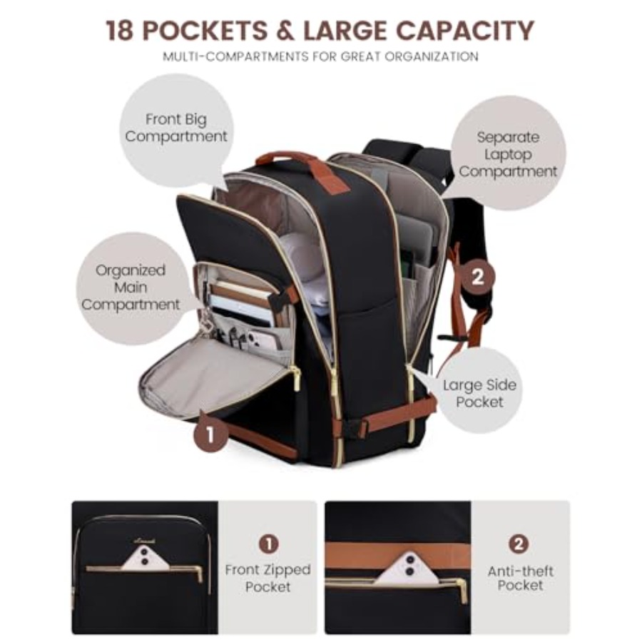 Travel Backpack for Women and  - Women Bags Waterproof ulasan dan harga