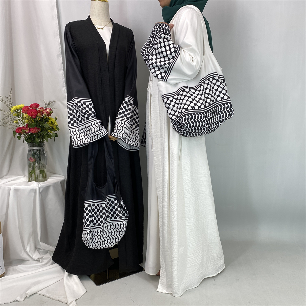 2025 Ramadan Keffiyeh Abaya Ki - Women Bags Dubai ulasan dan harga