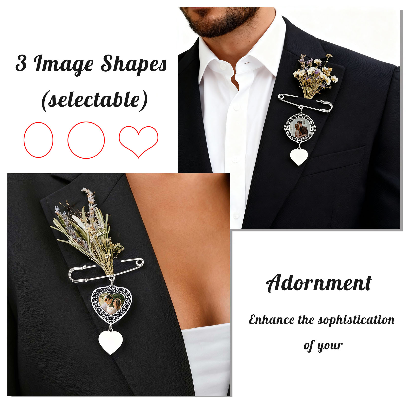 Custom Picture Badge Brooches  - Women Bags Discount ulasan dan harga