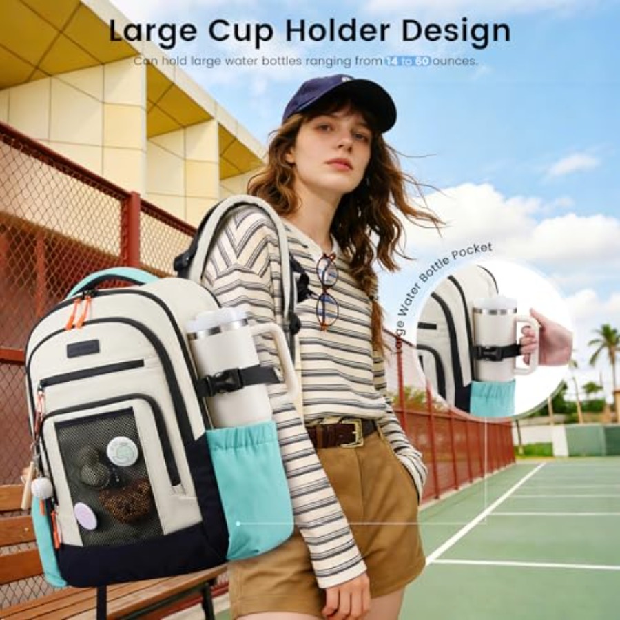 Laptop Backpack for Women with - Women Bags Waterproof ulasan dan harga