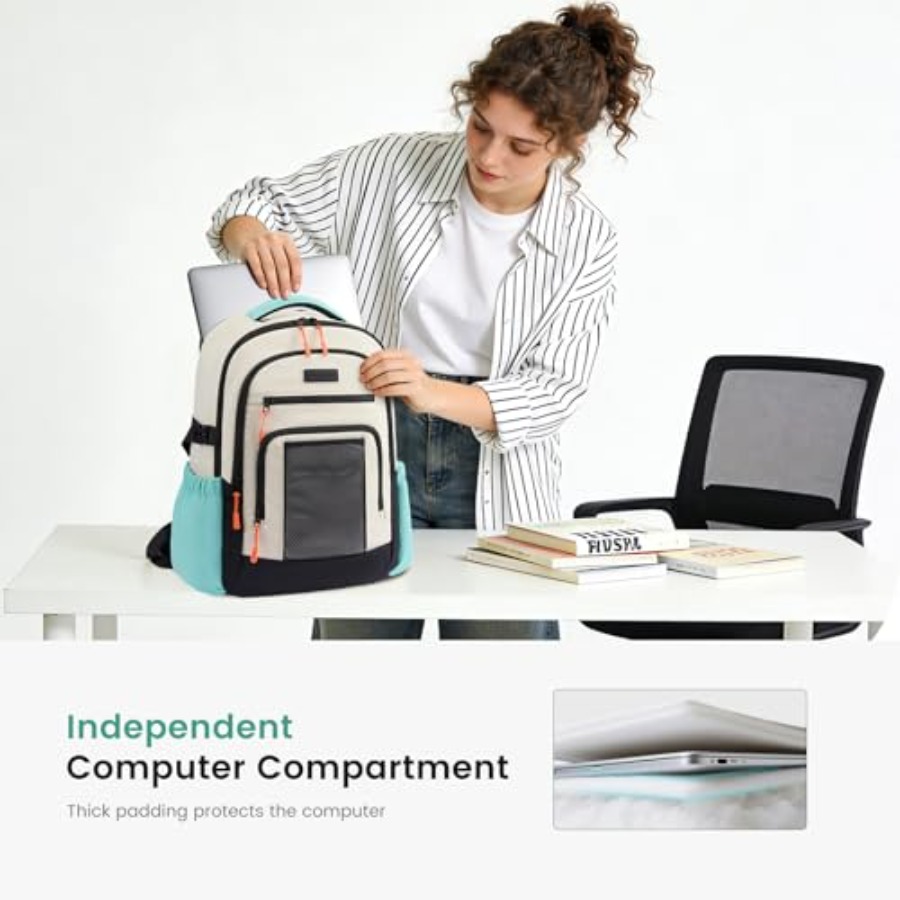 Laptop Backpack for Women with - Women Bags Waterproof ulasan dan harga