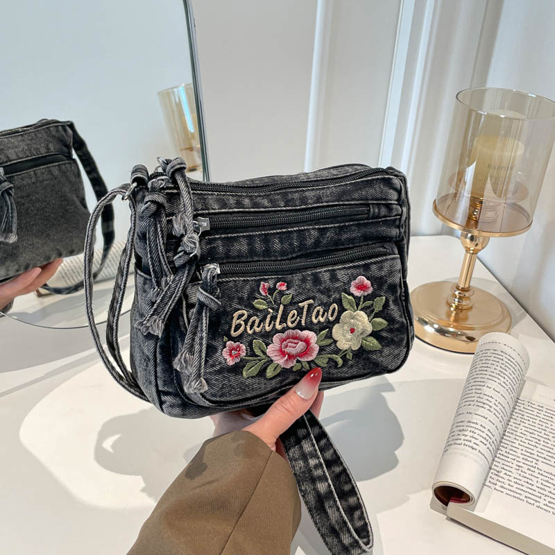 New Lightweight Denim Zipper C - Women Bags For Sale ulasan dan harga