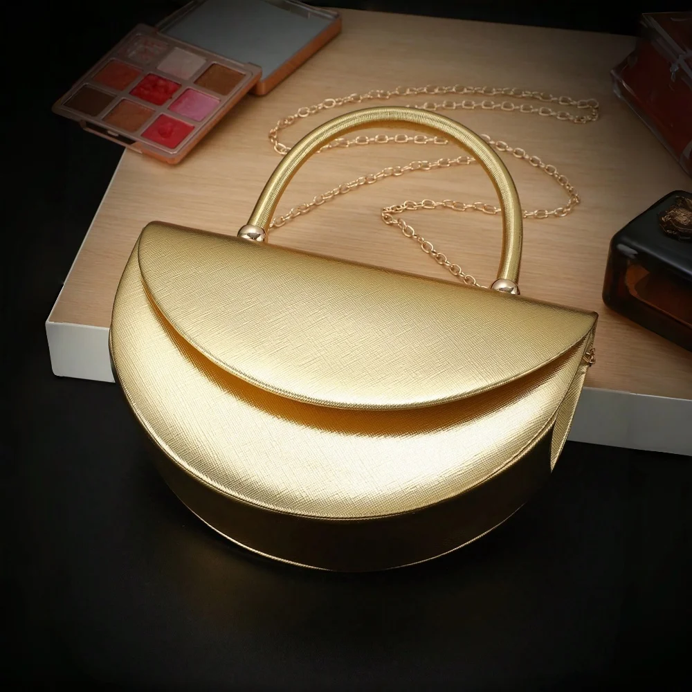 Halfmoon Shiny Evening Handbag - Women'S Evening Bags ulasan dan harga