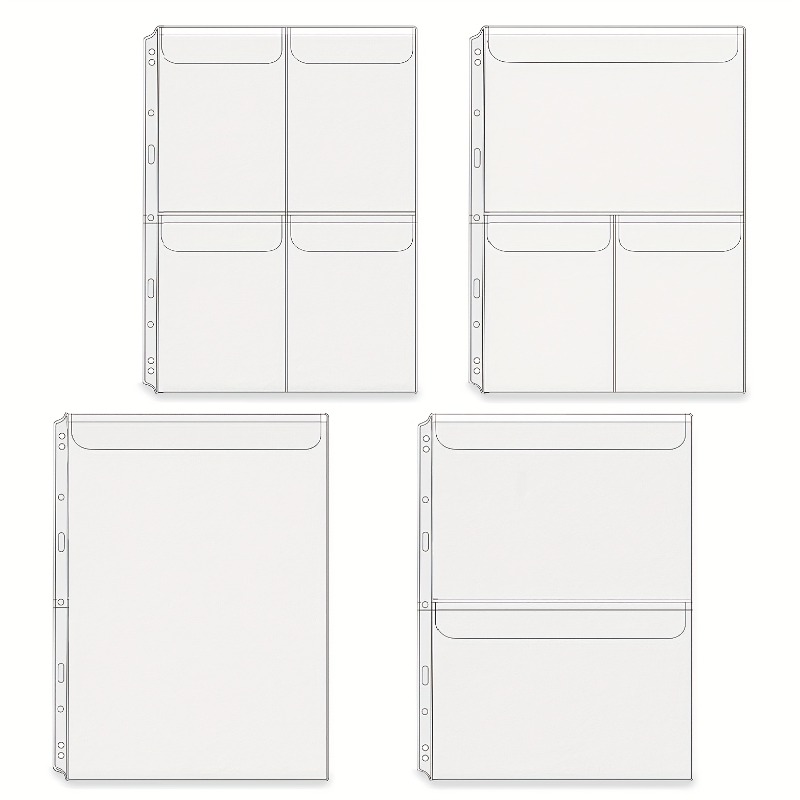 10pcs-A4 Folder Pockets, No-Zi - Flap Bag Envelope ulasan dan harga