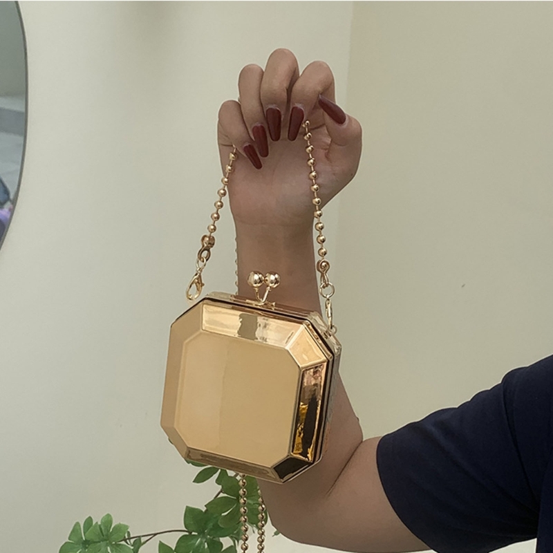 Mini Luxury Gold Party Evening - Women'S Evening Bags ulasan dan harga