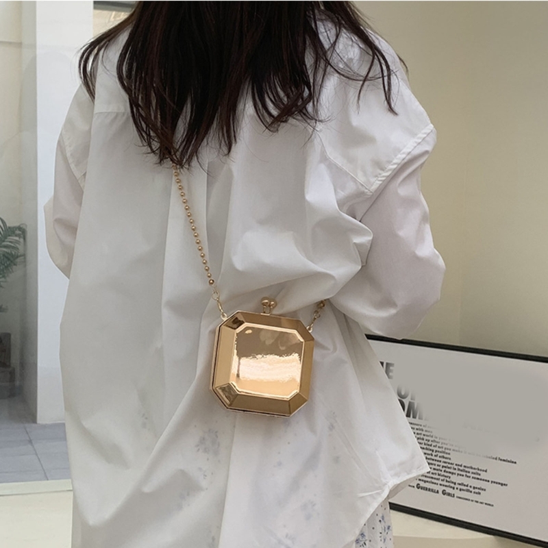 Mini Luxury Gold Party Evening - Women'S Evening Bags ulasan dan harga