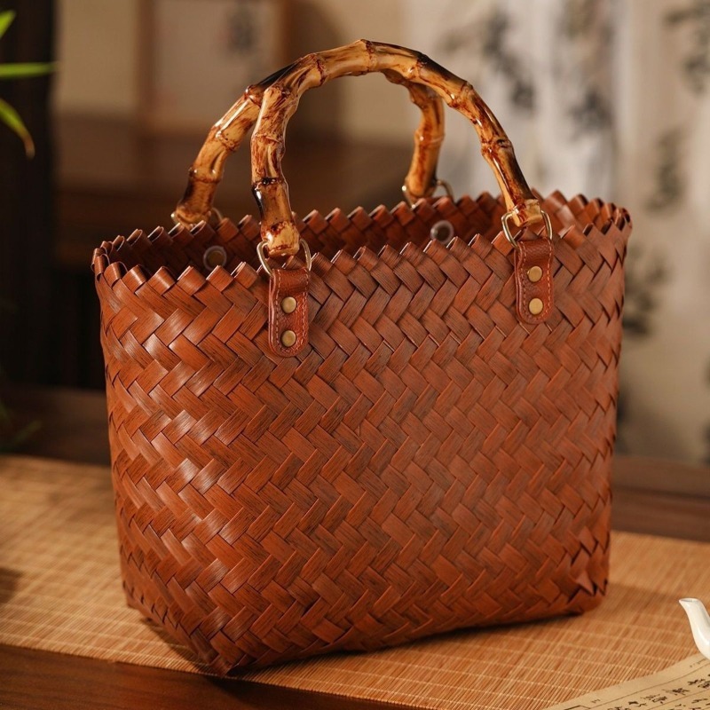 Pure handmade handbag commuter - Basket Bag Wicker ulasan dan harga