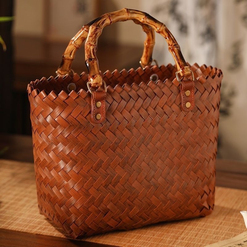 Pure handmade handbag commuter - Basket Bag Wicker ulasan dan harga