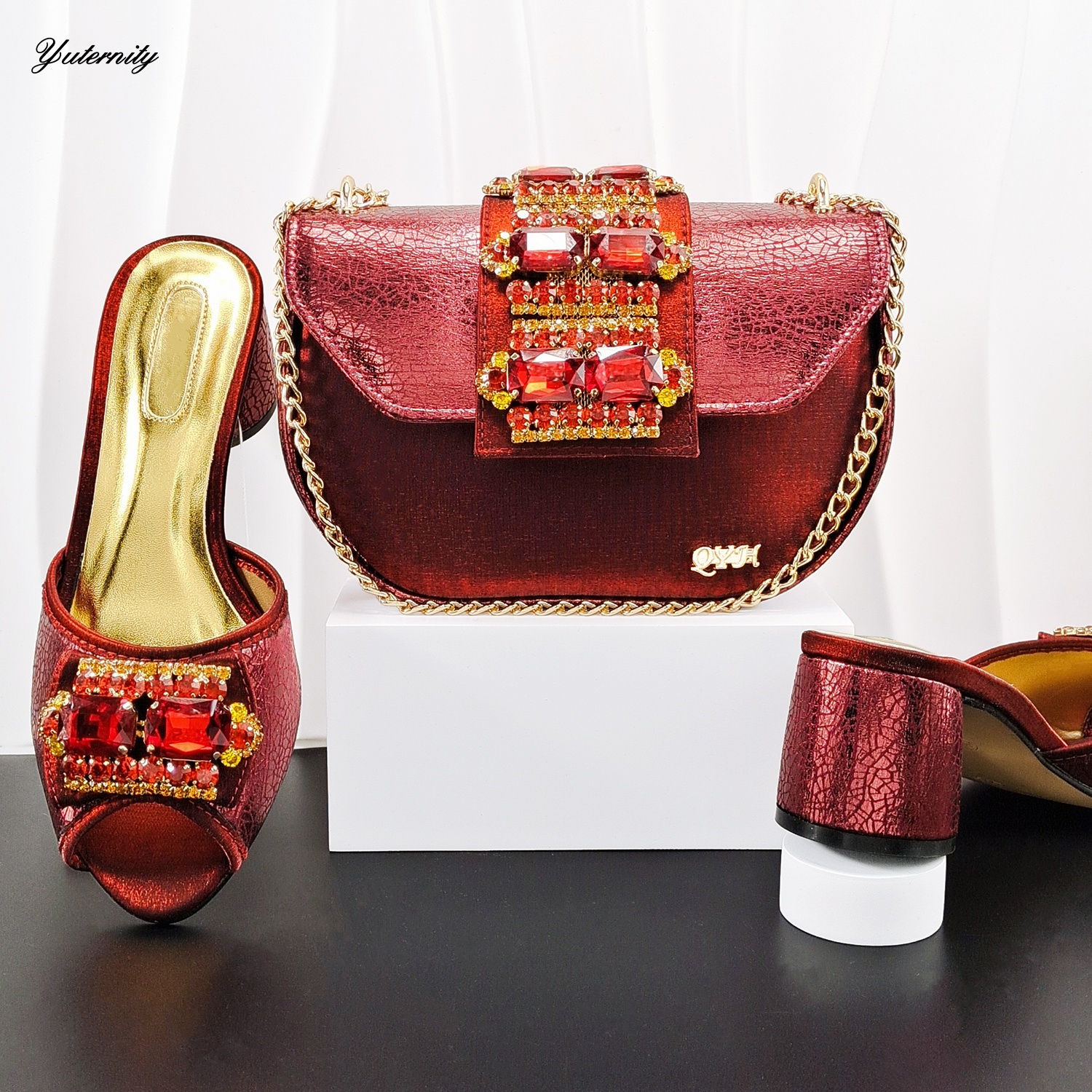 New Design Fashion Rhinestone  - Women Bags For Party ulasan dan harga