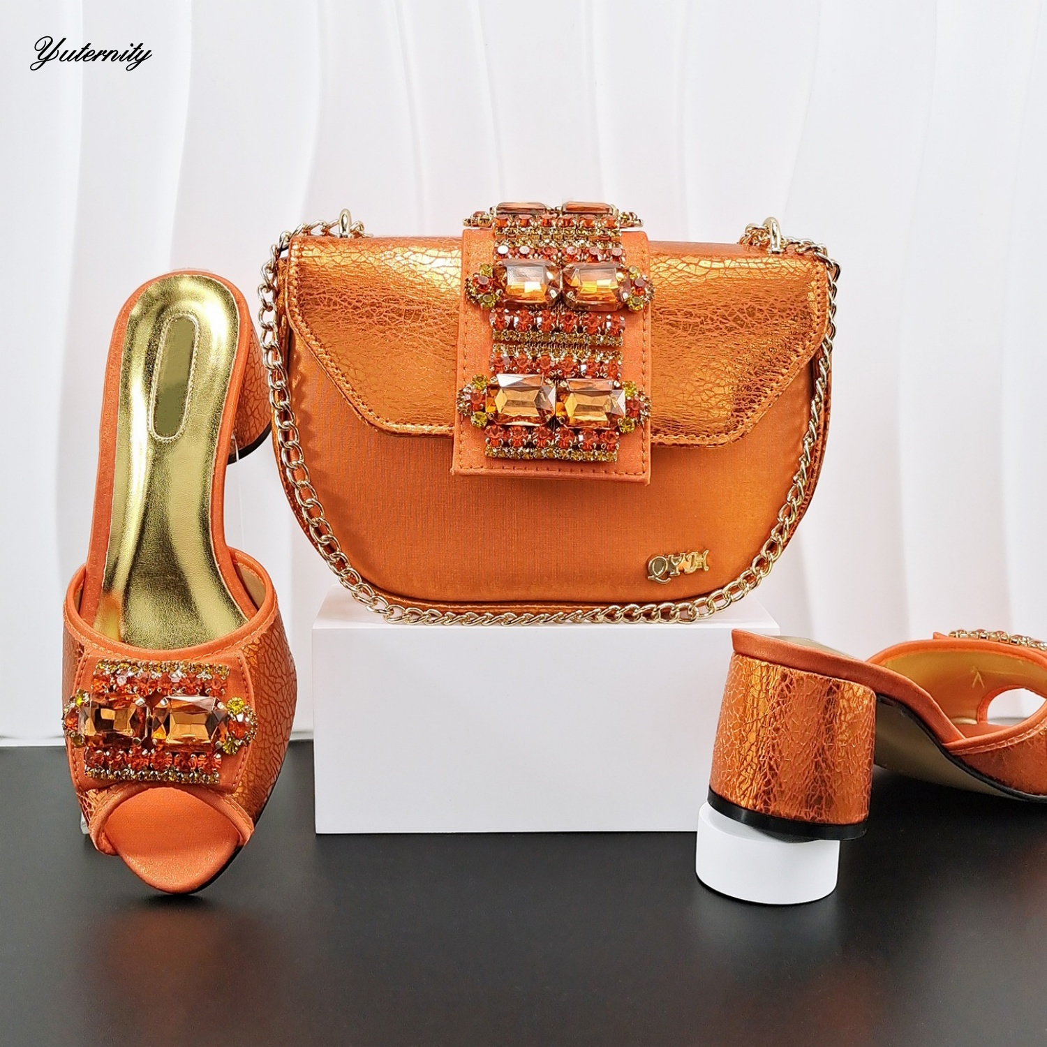 New Design Fashion Rhinestone  - Women Bags For Party ulasan dan harga