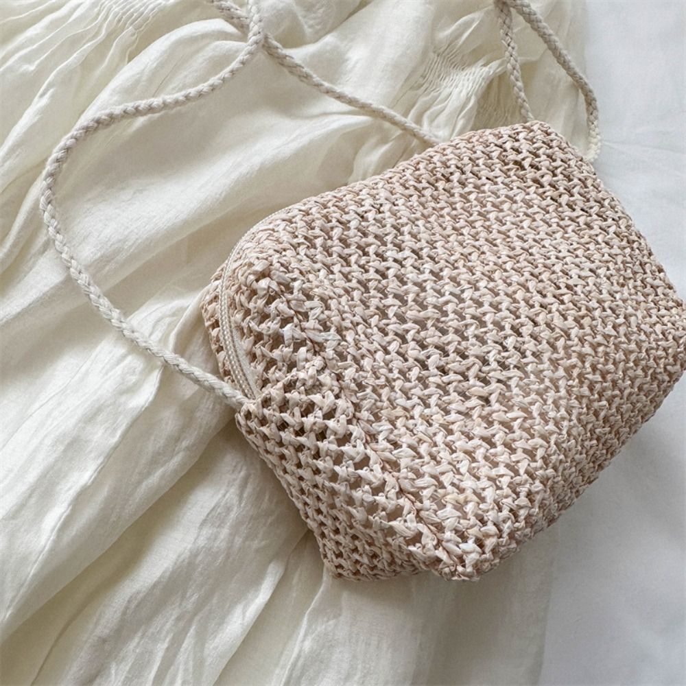 Trendy Women Summer Woven Cros - Women'S Bags Holiday ulasan dan harga