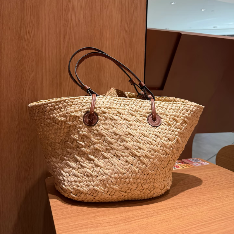 Perfect Vacation Storage Bag L - Basket Bag Wicker ulasan dan harga
