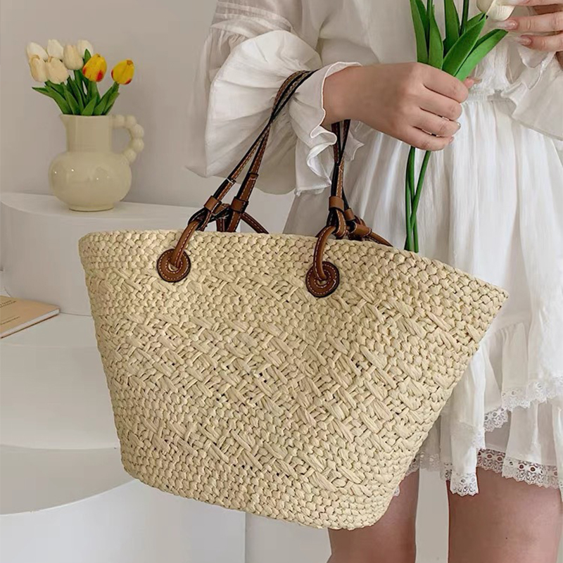 Perfect Vacation Storage Bag L - Basket Bag Wicker ulasan dan harga