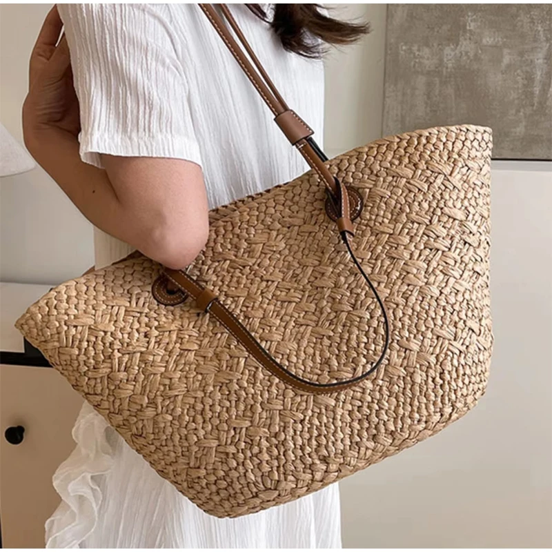 Perfect Vacation Storage Bag L - Basket Bag Wicker ulasan dan harga