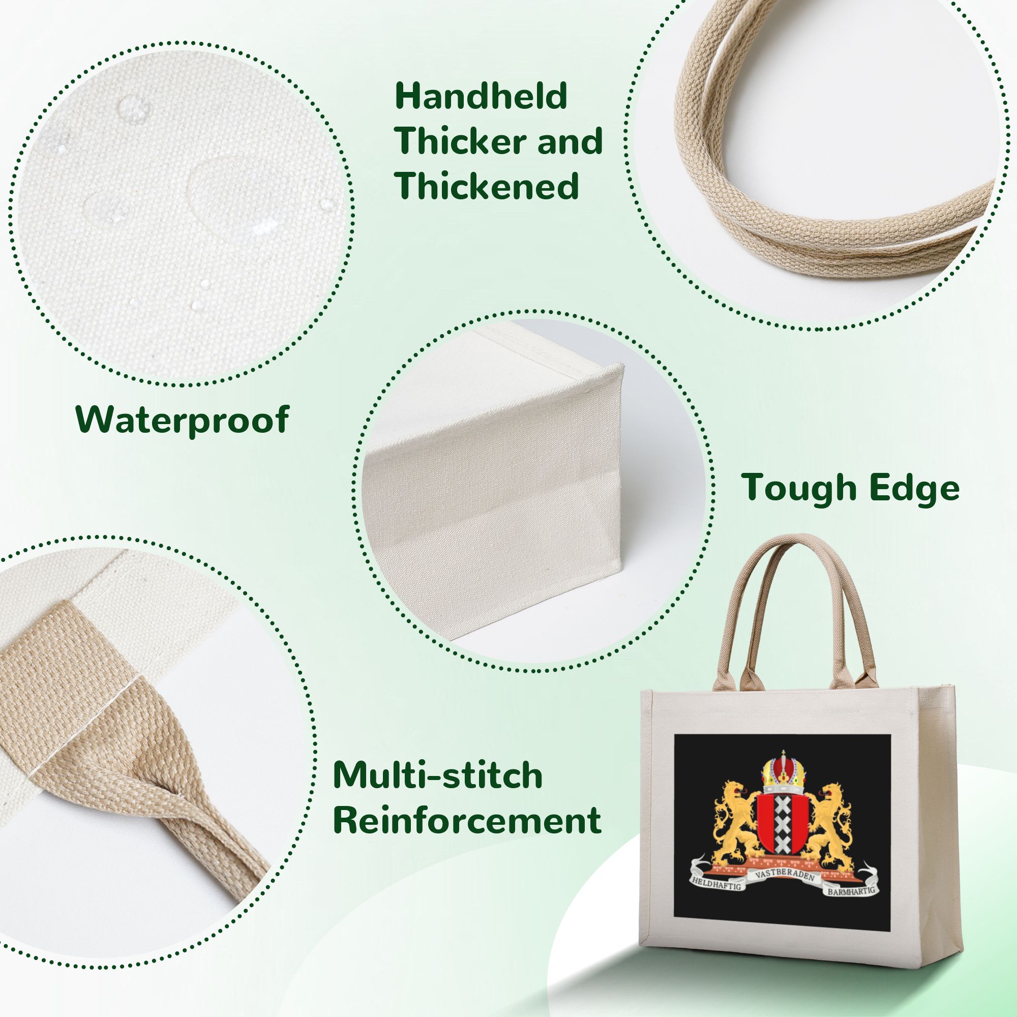 Custom Amsterdam Coat Of Arms  - Women Bags Netherlands ulasan dan harga