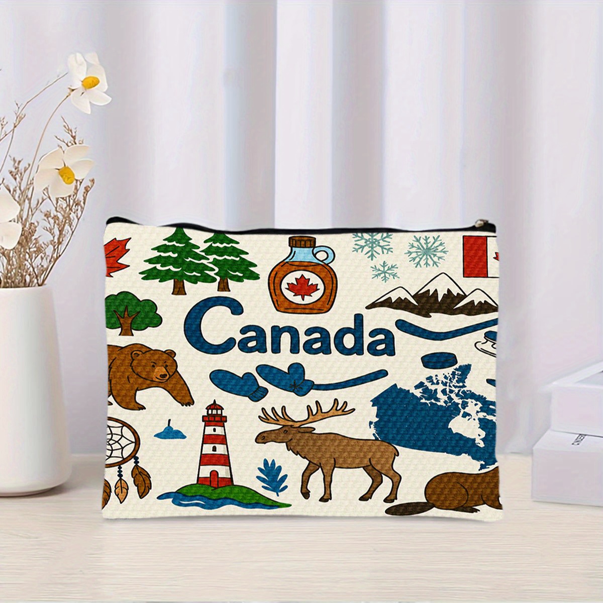 A Canada themed cosmetic bag - - Women Bags Canada ulasan dan harga