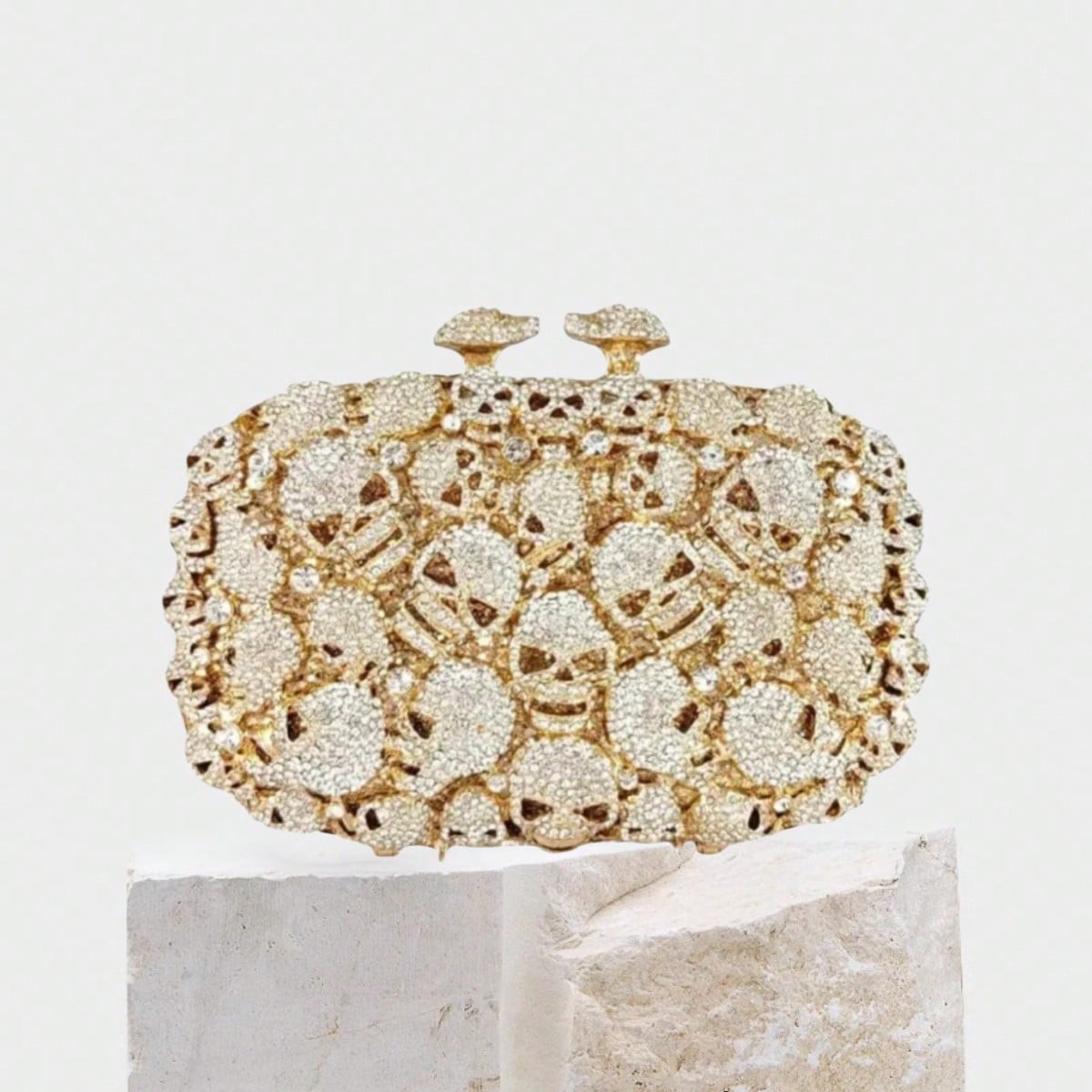 Women Unique Skulls Clutch Pur - Women'S Evening Bags ulasan dan harga