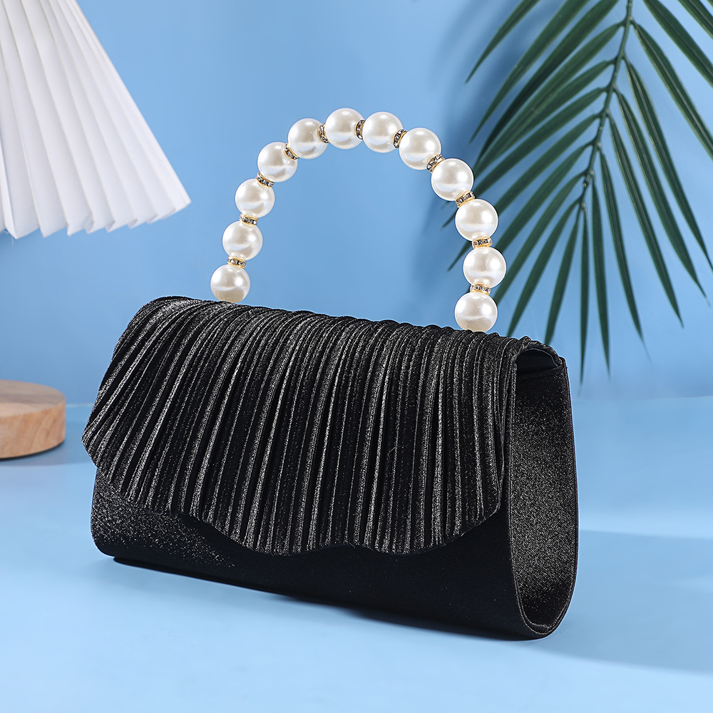 New pleated pearl handbag - el - Flap Bag Envelope ulasan dan harga