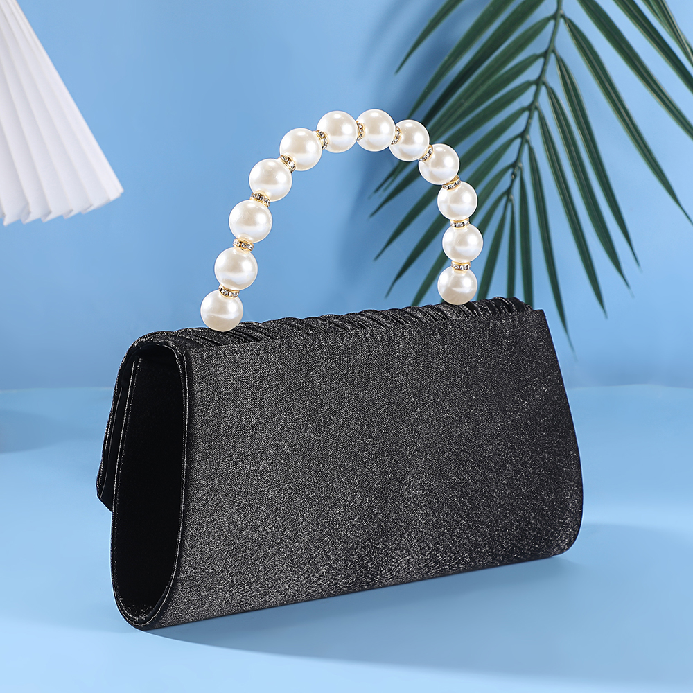 New pleated pearl handbag - el - Flap Bag Envelope ulasan dan harga